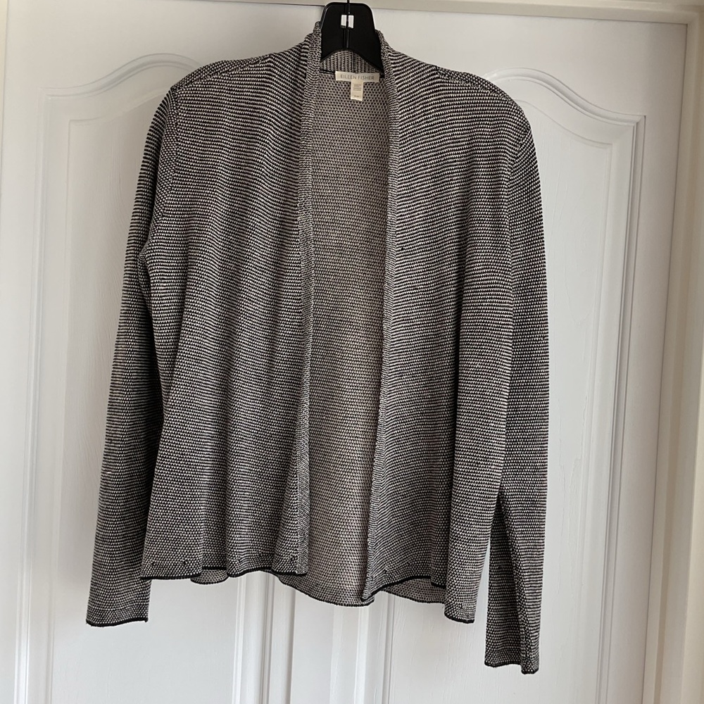 Eileen Fisher women’s Linen Cardigan - Picture 1 of 8